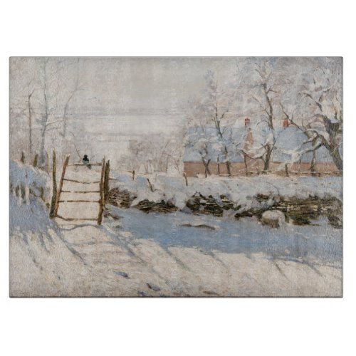 Claude Monet _ The Magpie Cutting Board