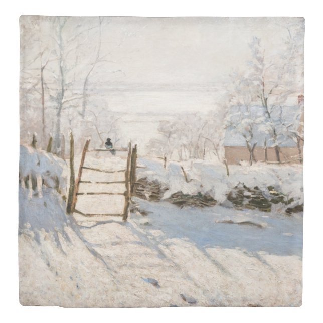 Claude Monet - The Magpie Duvet Cover (Front)
