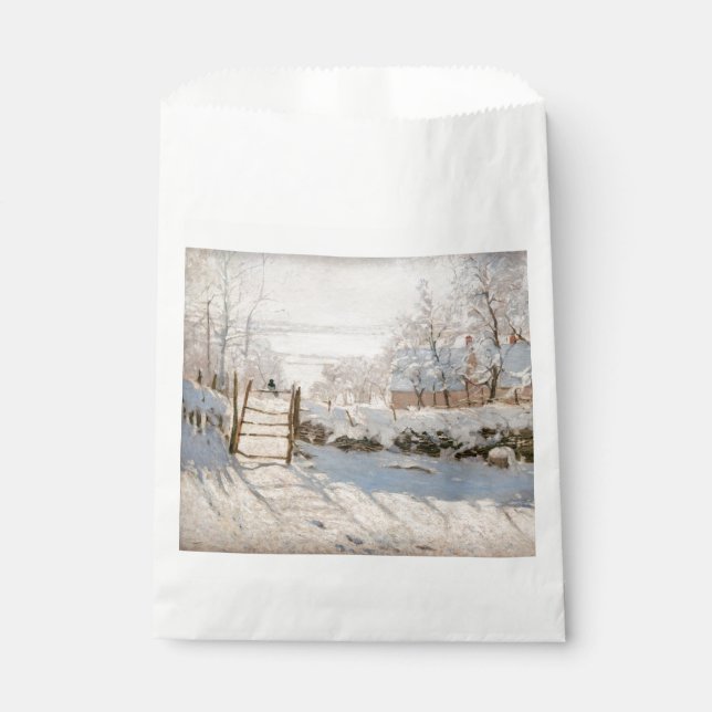 Claude Monet - The Magpie Favor Bag (Front)