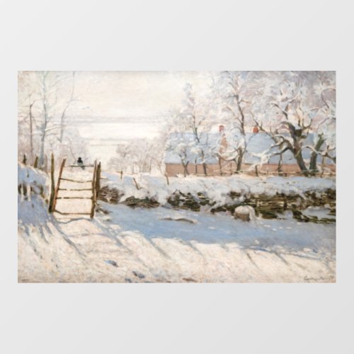 Claude Monet _ The Magpie Floor Decals