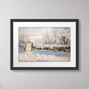 Claude Monet - The Magpie Framed Art