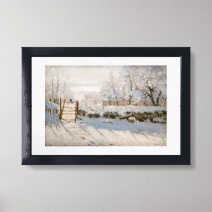 Claude Monet - The Magpie Framed Art