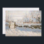 Claude Monet - The Magpie Invitation<br><div class="desc">The Magpie / La Pie - Claude Monet,  Oil on Canvas, 1868-1869</div>