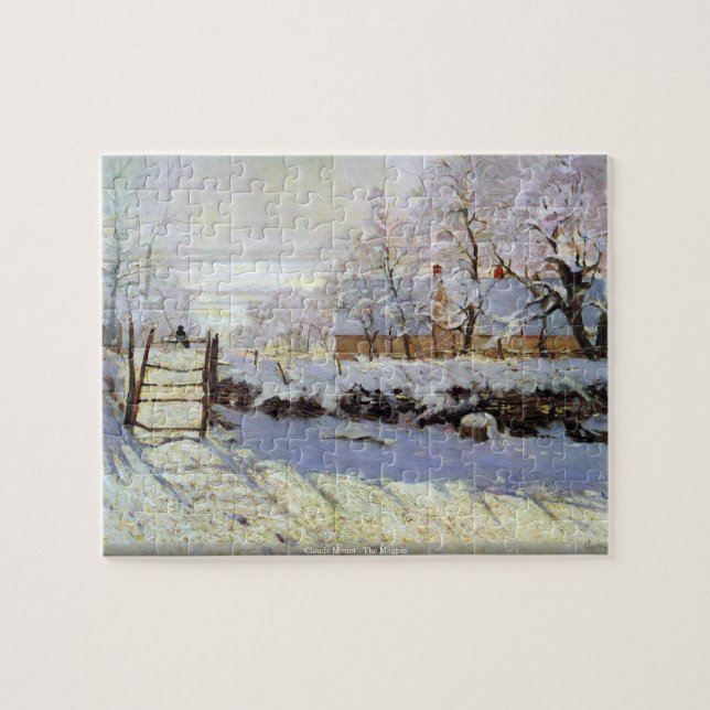 Claude Monet - The Magpie Jigsaw Puzzle (Horizontal)