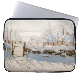 Claude Monet - The Magpie Laptop Sleeve