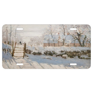 Claude Monet - The Magpie License Plate