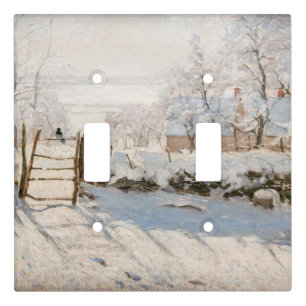 Claude Monet - The Magpie Light Switch Cover