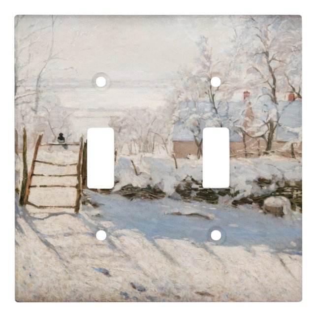 Claude Monet - The Magpie Light Switch Cover (Front)