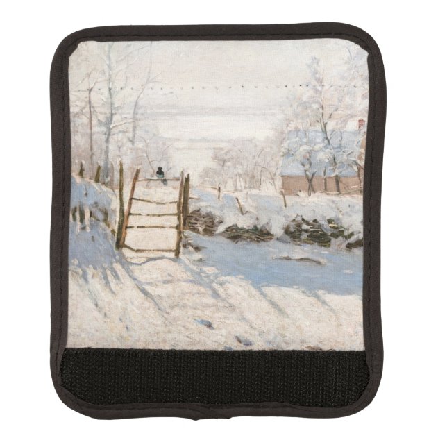 Claude Monet - The Magpie Luggage Handle Wrap (Front)