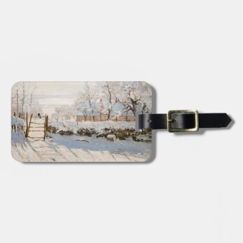Claude Monet _ The Magpie Luggage Tag