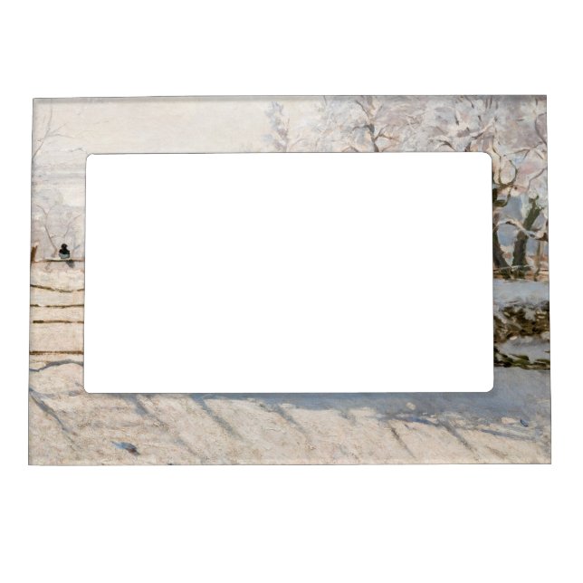 Claude Monet - The Magpie Magnetic Frame (Front)
