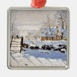 Claude Monet, The Magpie Metal Ornament