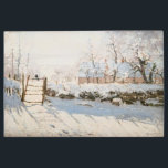 Claude Monet - The Magpie Metal Print<br><div class="desc">The Magpie / La Pie - Claude Monet,  Oil on Canvas, 1868-1869</div>