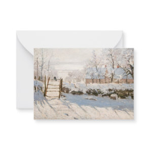 Claude Monet - The Magpie Note Card