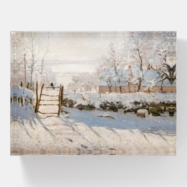 Claude Monet - The Magpie Paperweight (Front)