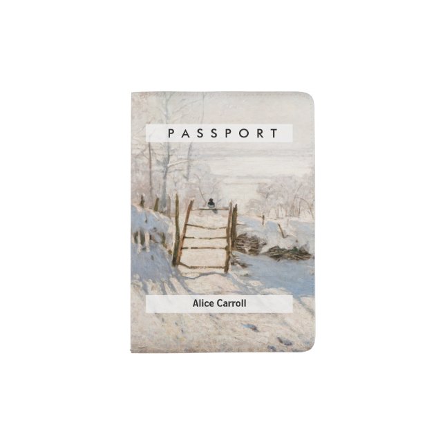 Claude Monet - The Magpie Passport Holder (Front)