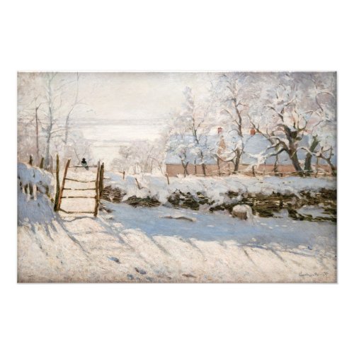 Claude Monet _ The Magpie Photo Print