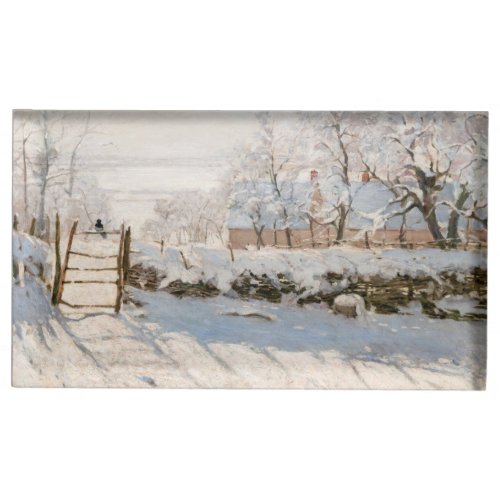 Claude Monet _ The Magpie Place Card Holder