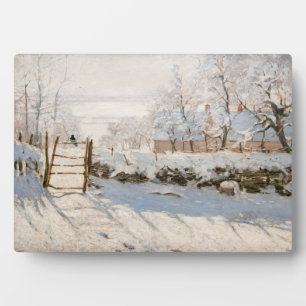Claude Monet - The Magpie Plaque