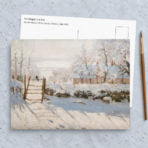 Claude Monet - The Magpie Postcard