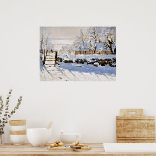 Claude Monet - The Magpie Poster
