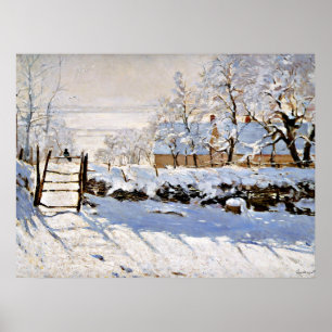Claude Monet, The Magpie Poster