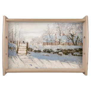 Claude Monet - The Magpie Serving Tray