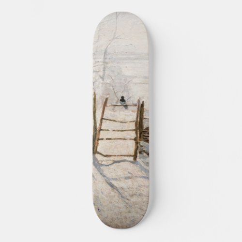 Claude Monet _ The Magpie Skateboard