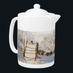 Claude Monet - The Magpie Teapot<br><div class="desc">The Magpie / La Pie - Claude Monet, Oil on Canvas, 1868-1869</div>