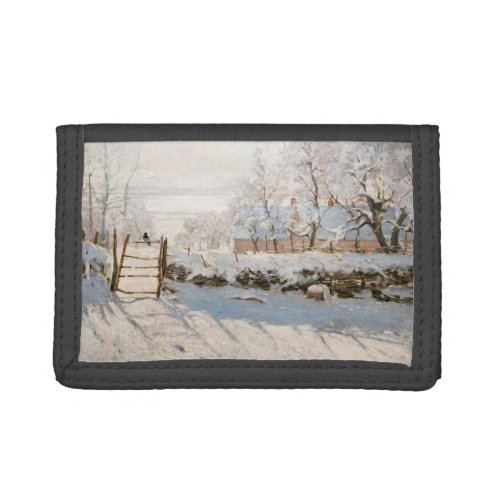 Claude Monet _ The Magpie Trifold Wallet