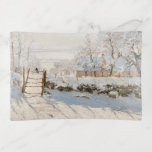 Claude Monet - The Magpie Trinket Tray<br><div class="desc">The Magpie / La Pie - Claude Monet,  Oil on Canvas, 1868-1869</div>