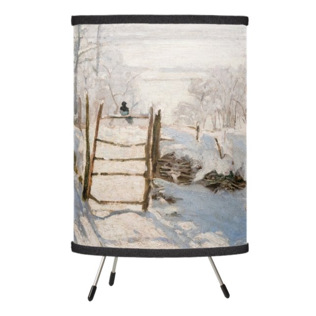 Claude Monet - The Magpie Tripod Lamp (Left)