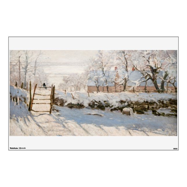 Claude Monet - The Magpie Wall Decal (Front)