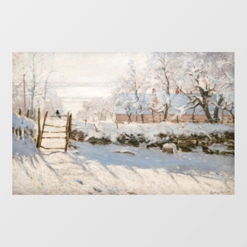 Claude Monet _ The Magpie Window Cling