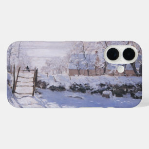 Claude Monet The Magpie Winter iphone case Bird