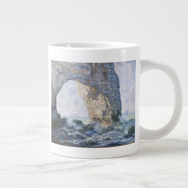 Claude Monet | The Manneporte Etretat Large Coffee Mug (Right)