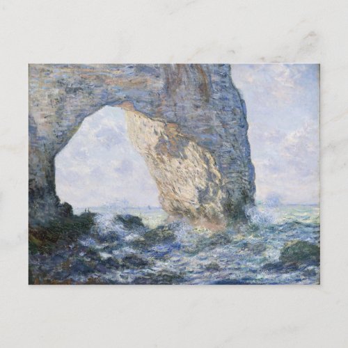 Claude Monet  The Manneporte Etretat Postcard