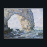 Claude Monet | The Manneporte Etretat Postcard<br><div class="desc">The Manneporte Etretat by Claude Monet � Bridgeman Images</div>