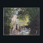 Claude Monet | The Parc Monceau Postcard<br><div class="desc">The Parc Monceau by Claude Monet � Bridgeman Images</div>