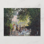 Claude Monet | The Parc Monceau Postcard<br><div class="desc">The Parc Monceau by Claude Monet � Bridgeman Images</div>