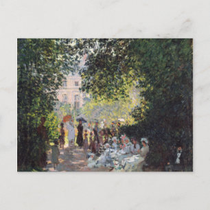 Claude Monet The Parc Monceau Postcard