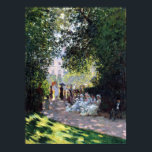 Claude Monet The Parc Monceau Poster<br><div class="desc">Claude Monet The Parc Monceau</div>