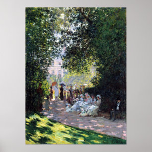 Claude Monet The Parc Monceau Poster