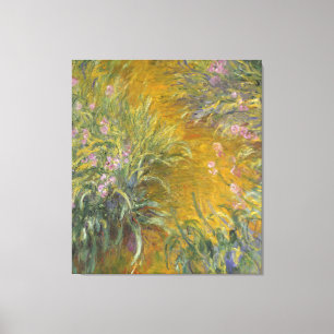 Claude Monet   The Path through the Irises Canvas Print