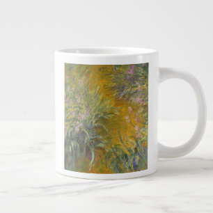 Claude Monet The Path through the Irises Large Coffee Mug
