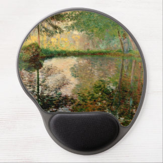 Claude Monet: The Pond at Montgeron Gel Mouse Pad