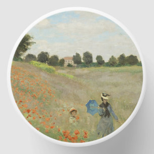 Claude Monet The Poppy Field near Argenteuil Art Mini Candle Favors