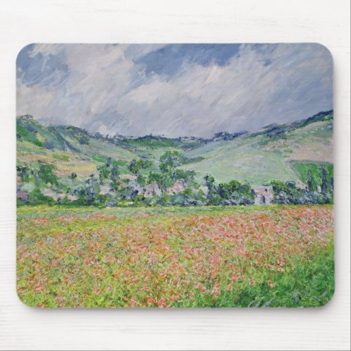 Claude Monet  The Poppy Field near Giverny 1885 Mouse Pad