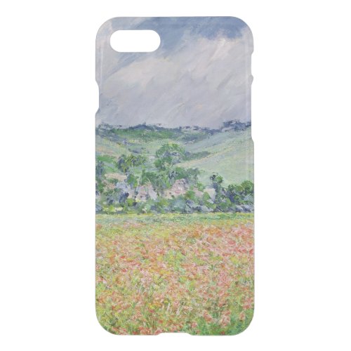 Claude Monet  The Poppy Field near Giverny 1885 iPhone SE87 Case