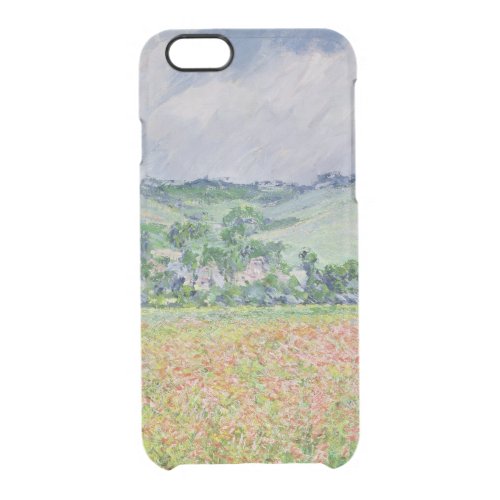 Claude Monet  The Poppy Field near Giverny 1885 Clear iPhone 66S Case